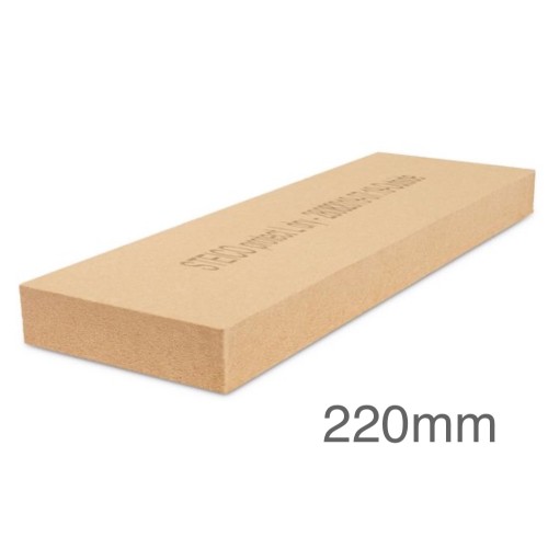 220mm STEICO Protect L Dry - Render Carrier Board - 1200mm x 400mm - Pack of 10