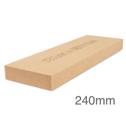 240mm STEICO Protect L Dry - Render Carrier Board - 1200mm x 400mm - Pack of 10