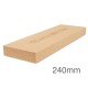 240mm STEICO Protect L Dry - Render Carrier Board - 1200mm x 400mm - Pack of 10