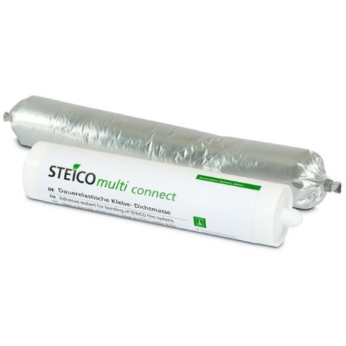 STEICOmulti Connect - Permanently Flexible Adhesive Sealant - 600ml Bag - pack of 12