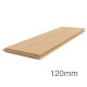 120mm STEICO Special Dry Wood-Fibre Insulation Board - Sarking and Sheathing Board - 1880mm x 600mm