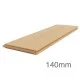 140mm STEICO Special Dry Wood-Fibre Insulation Board - Sarking and Sheathing Board - 1880mm x 600mm - Pallet of 16
