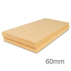 60mm STEICOtherm Dry Square Edge Wood-Fibre Insulation Slab - 1350mm x 600mm - Pallet of 38