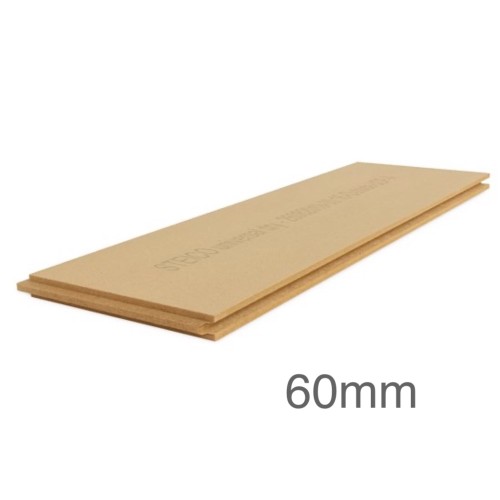 60mm STEICO Universal Dry Multi-Purpose Sarking and Sheathing Board - 2230mm x 600mm - Pallet of 36