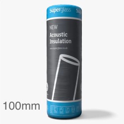 100mm Superglass Multi Acoustic Insulation Roll (Split 2 x 600mm) 100mm Superglass Multi Acoustic Insulation Roll (Split 2 x 600mm)
