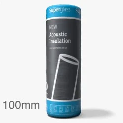 100mm Superglass Multi Acoustic Insulation Roll (Split 2 x 600mm)