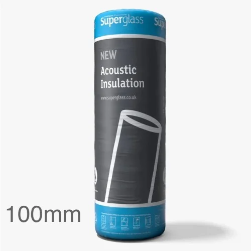 100mm Superglass Multi Acoustic Insulation Roll (Split 2 x 600mm) 100mm Superglass Multi Acoustic Insulation Roll (Split 2 x 600mm)