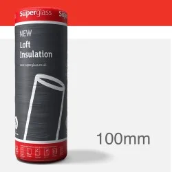 100mm Superglass Multi Roll 44 Loft Insulation