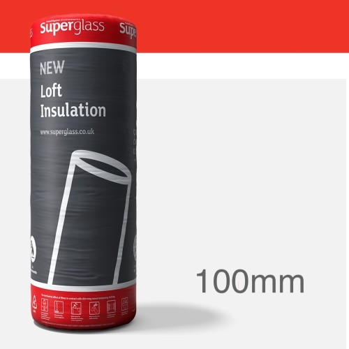 100mm Superglass Multi Roll 44 Loft Insulation 100mm Superglass Multi Roll 44 Loft Insulation