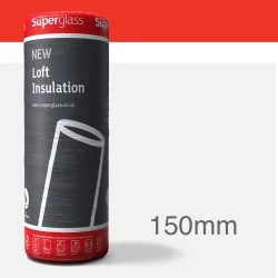 150mm Superglass Multi Roll 44 Loft Insulation