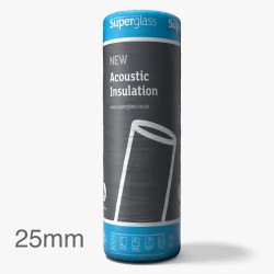 25mm Superglass APR Acoustic Partition Insulation Roll - 1200mm x 11.25m roll - pack of 2 rolls 25mm Superglass APR Acoustic Partition Insulation Roll - 1200mm x 11.25m roll - pack of 2 rolls