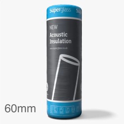 60mm Superglass Multi Acoustic Insulation Roll (Split 2 x 600mm) 60mm Superglass Multi Acoustic Insulation Roll (Split 2 x 600mm)