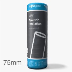 75mm Superglass Multi Acoustic Insulation Roll (Split 2 x 600mm) 75mm Superglass Multi Acoustic Insulation Roll (Split 2 x 600mm)