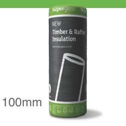 100mm Superglass Timber and Rafter Roll 32 (split 3 x 380mm) - 3.6m roll 100mm Superglass Timber and Rafter Roll 32 (split 3 x 380mm) - 3.6m roll