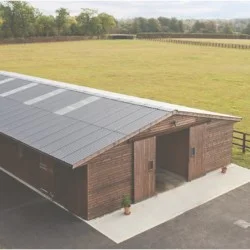 6mm Swisspearl B5 Corrugated Fibre Cement Roofing Panel - Tile Red - 1020mm width