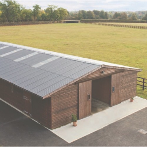 6mm Swisspearl B5 Corrugated Fibre Cement Roofing Panel - Red - 1020mm width