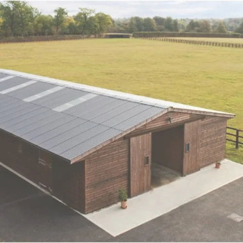 6mm Swisspearl B5 Corrugated Fibre Cement Roofing Panel - Black - 1020mm width 6mm Swisspearl B5 Corrugated Fibre Cement Roofing Panel - Black - 1020mm width