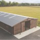 6mm Swisspearl B5 Corrugated Fibre Cement Roofing Panel - Red - 1020mm width