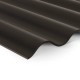6mm Swisspearl B5 Corrugated Fibre Cement Roofing Panel - Blue Black - 1020mm width