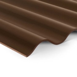 6mm Swisspearl B5 Corrugated Fibre Cement Roofing Panel - Mocca - 1020mm width