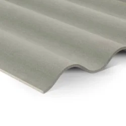 6mm Swisspearl B5 Corrugated Fibre Cement Roofing Panel - Natural Grey - 1020mm width