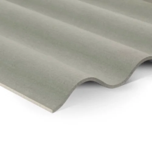 6mm Swisspearl B5 Corrugated Fibre Cement Roofing Panel - Natural Grey - 1020mm width 6mm Swisspearl B5 Corrugated Fibre Cement Roofing Panel - Natural Grey - 1020mm width