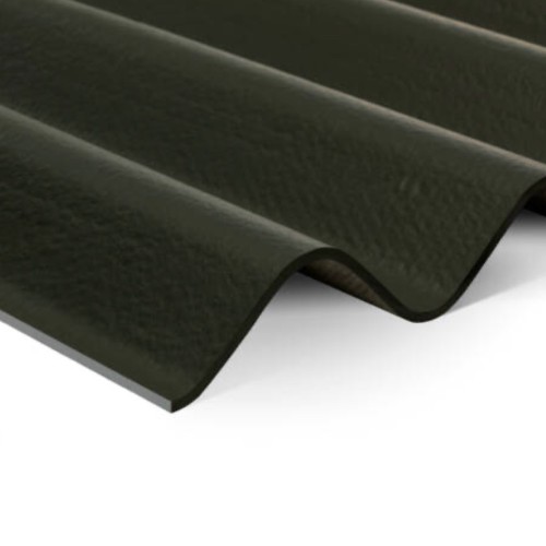 6mm Swisspearl Cemsix Corrugated Fibre Cement Roofing Panel - Laurel Green - 1086mm width 6mm Swisspearl Cemsix Corrugated Fibre Cement Roofing Panel - Laurel Green - 1086mm width