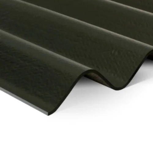 6mm Swisspearl Cemsix Corrugated Fibre Cement Roofing Panel - Laurel Green - 1086mm width 6mm Swisspearl Cemsix Corrugated Fibre Cement Roofing Panel - Laurel Green - 1086mm width