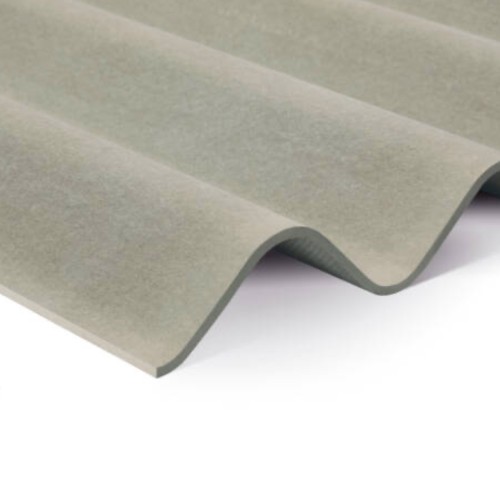 6mm Swisspearl Cemsix Corrugated Fibre Cement Roofing Panel - Natural Grey - 1086mm width 6mm Swisspearl Cemsix Corrugated Fibre Cement Roofing Panel - Natural Grey - 1086mm width