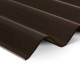 6mm Swisspearl Cemsix Corrugated Fibre Cement Roofing Panel - Van Dyke Brown - 1086mm width