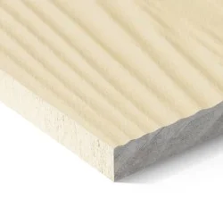 8mm Swisspearl Plank Original - CP 510 Light Ivory Textured Cladding Panel - 180mm x 3600mm