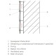 8mm Swisspearl Plank Original - CP 180 Signal Black Smooth Cladding Panel - 180mm x 3600mm