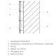 8mm Swisspearl Plank Original - CP 180 Signal Black Smooth Cladding Panel - 180mm x 3600mm