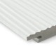 11mm Swisspearl Plank Connect Panel - CP 210 Pure White Textured Cladding Panel - 210mm x 3000mm