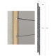 11mm Swisspearl Plank Connect Panel - CP 010 Agate Grey Textured Cladding Panel - 210mm x 3000mm