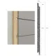 11mm Swisspearl Plank Connect Panel - CP 040 Granite Grey Textured Cladding Panel - 210mm x 3000mm