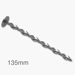 135mm Helical Fixings for Flat Warm Roofs (pack of 25). 135mm Helical Fixings for Flat Warm Roofs (pack of 25).