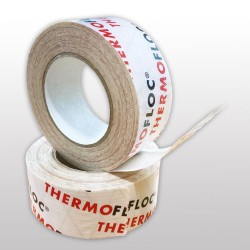 50mm Thermofloc Adhesive Tape - Airtight Sealing for Vapour Control Layers and Membranes - 25m roll