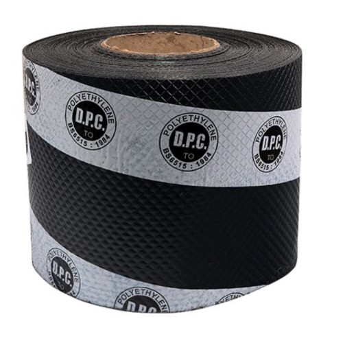 150mm Toughsheet Damp Proof Course (DPC) - Barrier for Rising Damp Protection - 30m roll. 150mm Toughsheet Damp Proof Course (DPC) - Barrier for Rising Damp Protection - 30m roll.