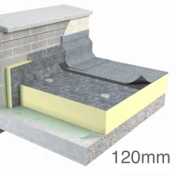 120mm Unilin FR-BGM Flat Roof Insulation Board (pack of 3)