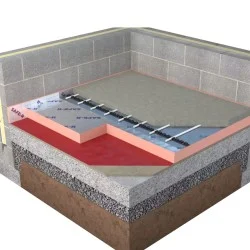75mm Unilin Safe-R 019/MA (Floors) Phenolic Insulation Board - 2400mm x 1200mm - pack of 4