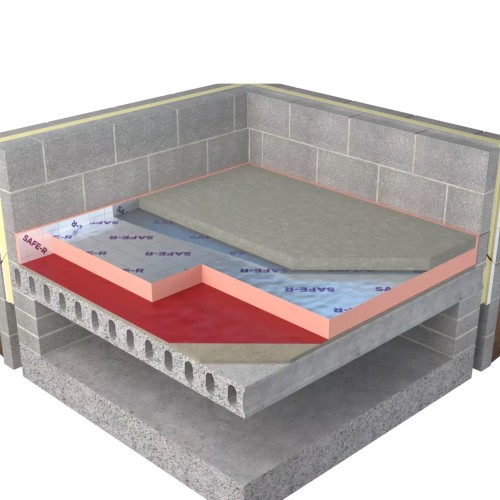 140mm Unilin Safe-R 019/MA (Floors) Phenolic Insulation Board - 2400mm x 1200mm - pack of 2