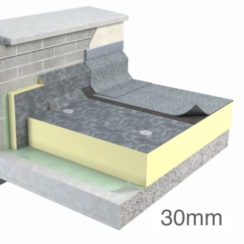30mm Unilin FR-BGM Flat Roof Insulation Board (pack of 14) 30mm Unilin FR-BGM Flat Roof Insulation Board (pack of 14)