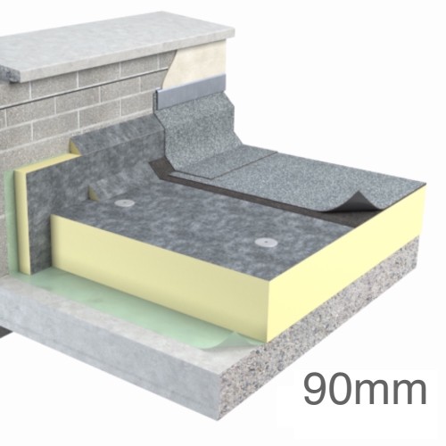 90mm Unilin FR-BGM Flat Roof Insulation Board (pack of 5) 90mm Unilin FR-BGM Flat Roof Insulation Board (pack of 5)