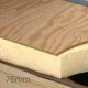 76mm Unilin FR/TP Thermal Ply Flat Roof Board - 70mm PIR Bonded to 6mm Plywood Board - 2400mm x 1200mm