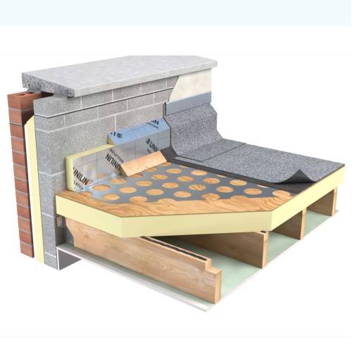 126mm Unilin FR/TP Thermal Ply Flat Roof Board - 120mm PIR Bonded to 6mm Plywood Board - 2400mm x 1200mm 126mm Unilin FR/TP Thermal Ply Flat Roof Board - 120mm PIR Bonded to 6mm Plywood Board - 2400mm x 1200mm