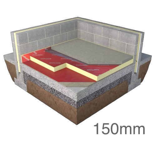 150mm Unilin Thin-R Hyfloor XT/HYF Under Floor PIR Insulation Board - Pack of 2 150mm Unilin Thin-R Hyfloor XT/HYF Under Floor PIR Insulation Board - Pack of 2