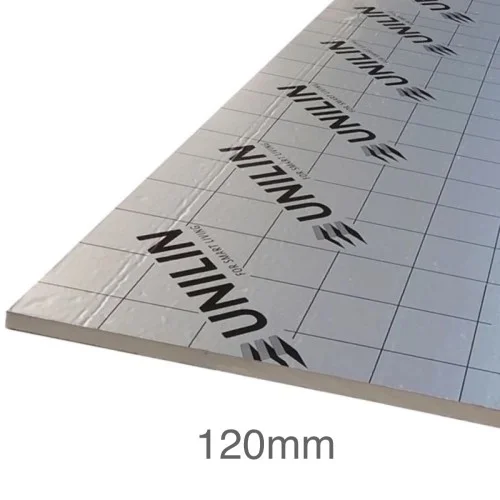 120mm Unilin XT/PR-UF PIR Rigid Insulation Board - 1200mm x 2400mm 120mm Unilin XT/PR-UF PIR Rigid Insulation Board - 1200mm x 2400mm