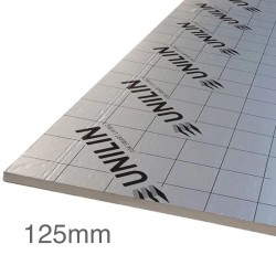 125mm Unilin Thin-R FR/ALU Flat Roof PIR Insulation Board (pack of 3) 125mm Unilin Thin-R FR/ALU Flat Roof PIR Insulation Board (pack of 3)
