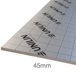 45mm Unilin XT/TF PIR Rigid Insulation Board - Timber Framed Walls - 1200mm x 2400mm 45mm Unilin XT/TF PIR Rigid Insulation Board - Timber Framed Walls - 1200mm x 2400mm